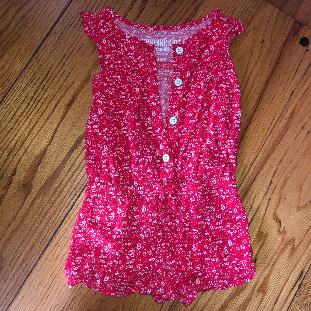 Red romper 18 month genuine kids